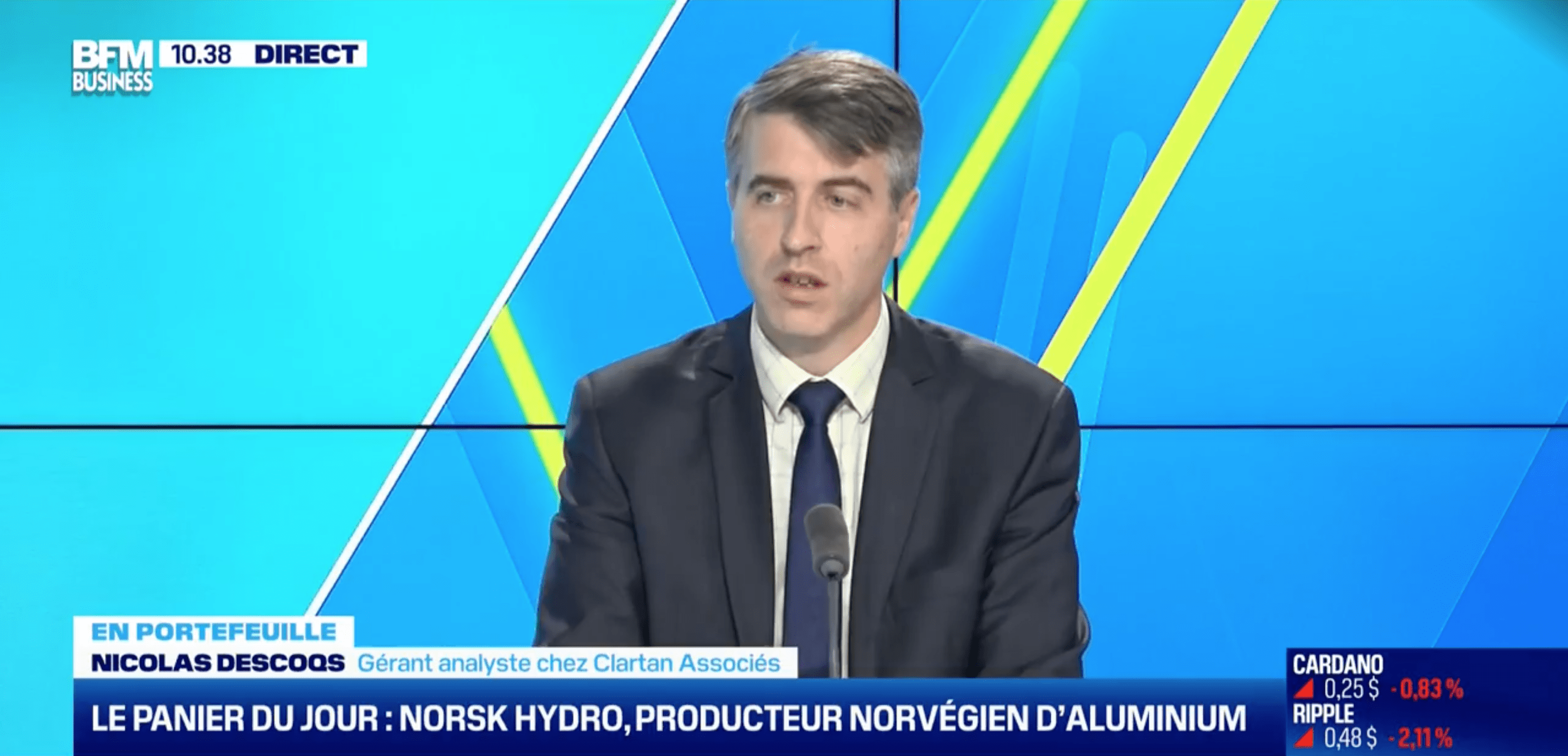 BFM Business, Tout pour Investir – 3 valeurs décryptées par Nicolas Descoqs – Octobre 2023