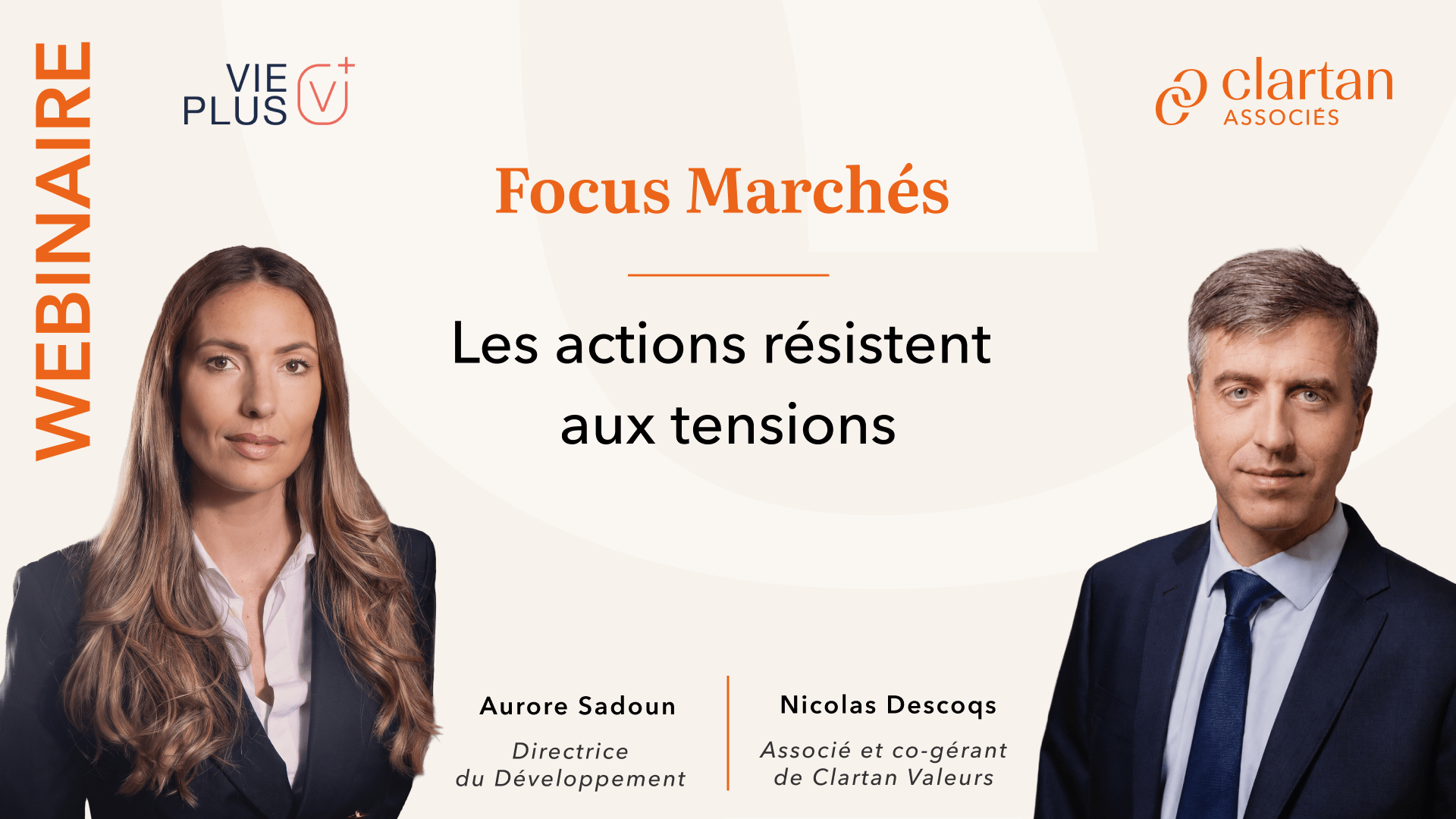Webinaire : Vie Plus « Focus Marchés »