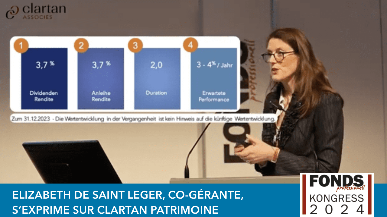 Elizabeth de Saint Leger, co-gérante du fonds Clartan Patrimoine : nous avons doublé la duration en 2023